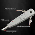 RJ45 / RJ12 / RJ11 Network BT Telephone Socket Multi Punch Insertion Tool(White) — view 7