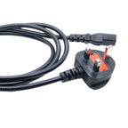 Big UK Plug Computer PC Power Cord 3 Pin Cable, Length:1.8m — view 5