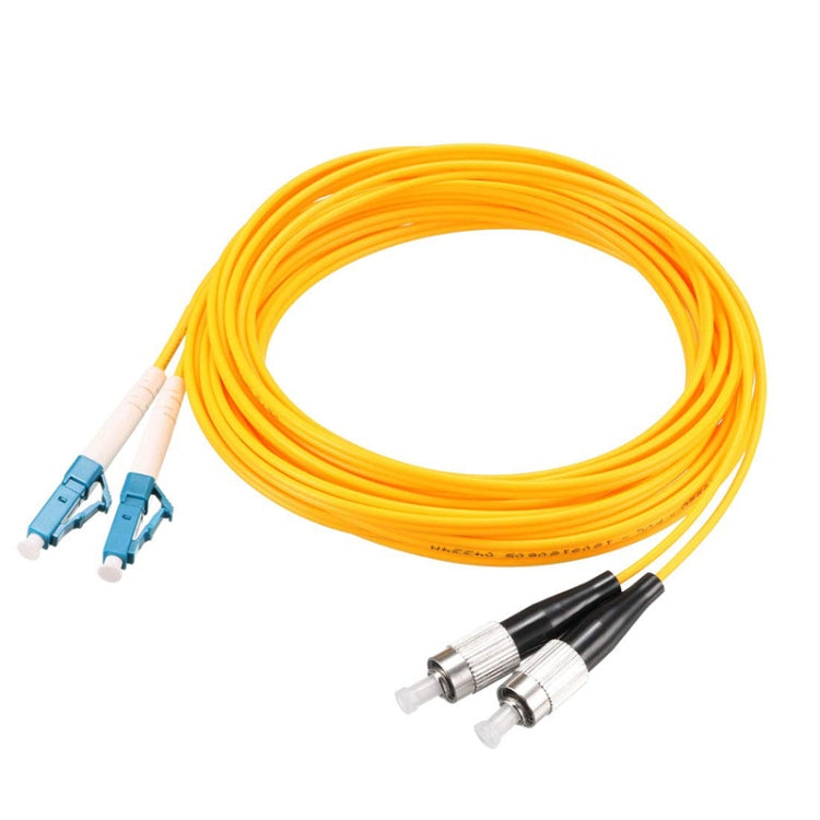 LC-FC Dual-Core Single Mode Fiber Optic Jumper, Length: 3m