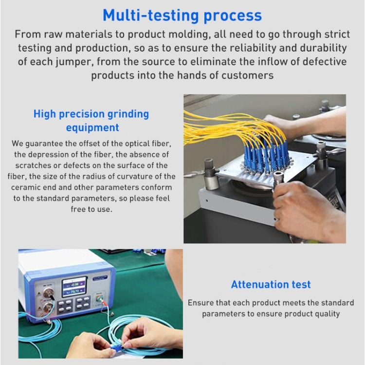 FC-ST Single-Core Single Mode Fiber Optic Jumper, Length: 3m