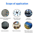 FC-ST Single-Core Single Mode Fiber Optic Jumper, Length: 3m