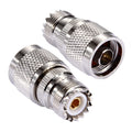 Connector, N Male to UHF Female