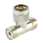 to 2 x UHF Female Adapter, UHF Male