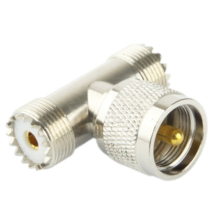 to 2 x UHF Female Adapter, UHF Male