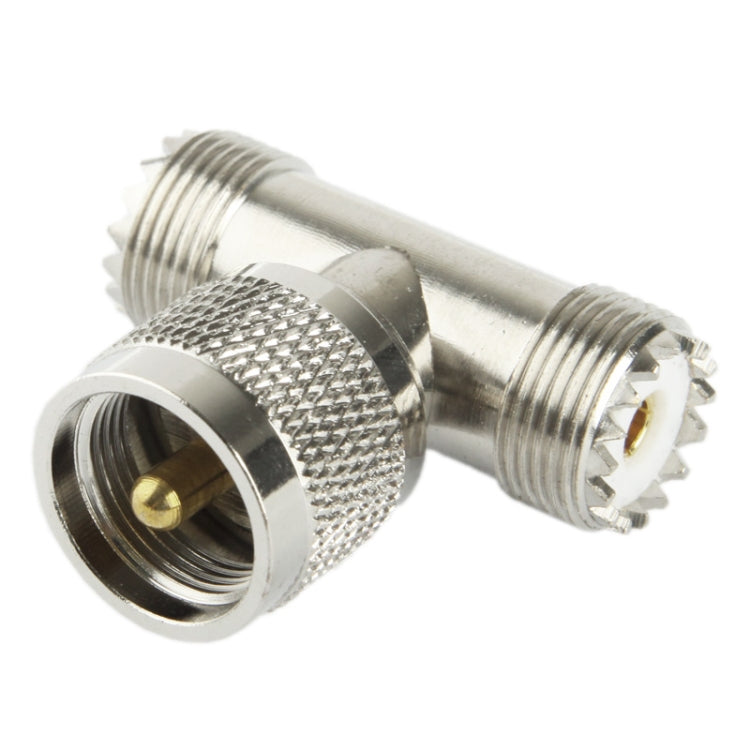 to 2 x UHF Female Adapter, UHF Male