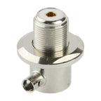 UHF Female Elbow Adapter Connected RG58 Cable — UHF Female Elbow RG58