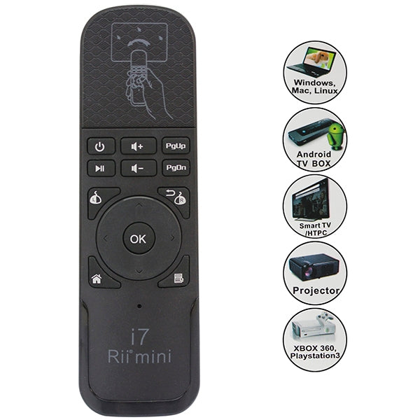 Mini Wireless Air Mouse Keyboard Remote for HTPC / Android TV Box / Xbox360, Rii i7