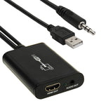HD Video Leader Converter for HDTV, Support Full HD 1080P, USB 2.0 to HDMI