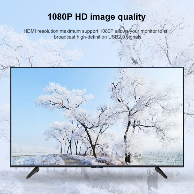 HD Video Leader Converter for HDTV, Support Full HD 1080P, USB 2.0 to HDMI