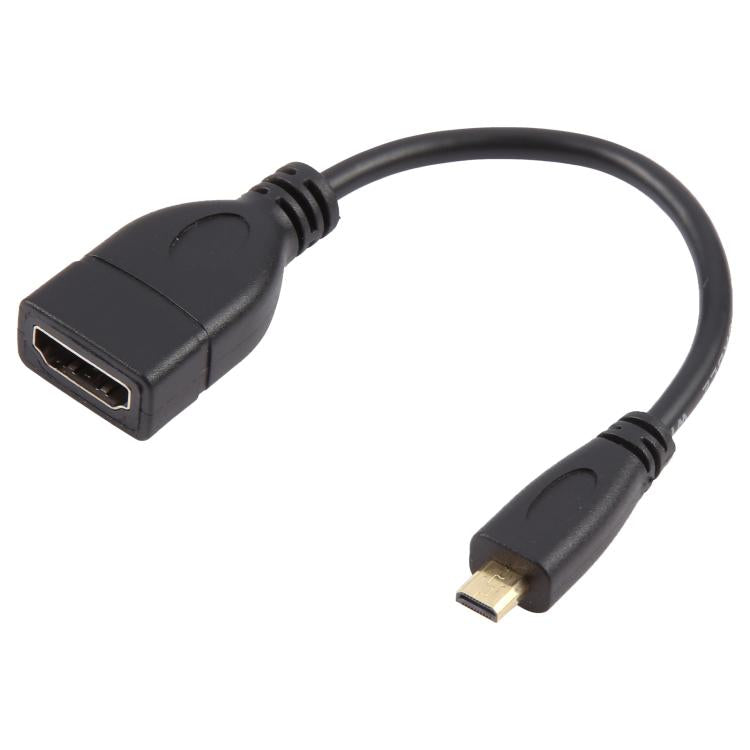 17cm Micro HDMI Male to HDMI Female Adapter Cable