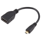 17cm Micro HDMI Male to HDMI Female Adapter Cable