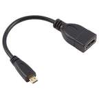 17cm Micro HDMI Male to HDMI Female Adapter Cable