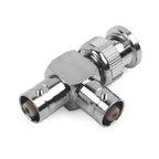 BNC Male + 2 x BNC Female Connector Coaxial Adapter — view 3