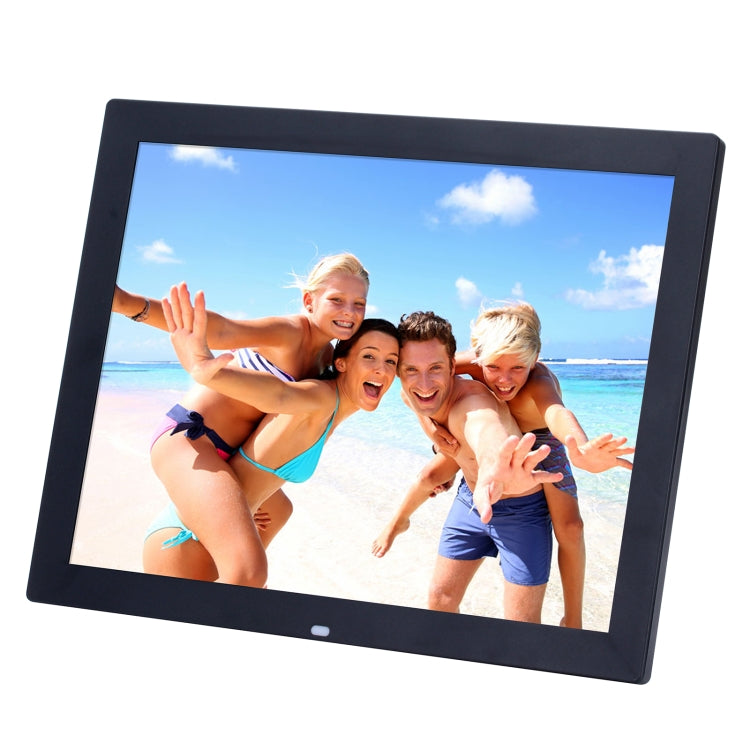 HD LED Screen Digital Photo Frame with Holder & Remote Control, Allwinner, Alarm Clock / MP3 / MP4 / Movie Player