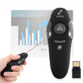 Multimedia Presenter with Laser Pointer & USB Receiver for Projector / PC / Laptop, Control Distance: 15m