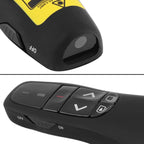 Multimedia Presenter with Laser Pointer & USB Receiver for Projector / PC / Laptop, Control Distance: 15m (R400)