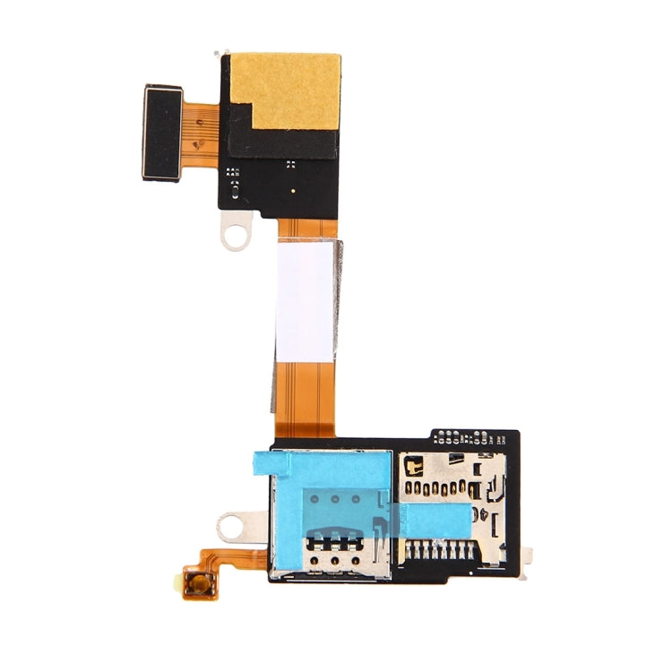 SIM Card Reader Contact Flex Cable Ribbon for Sony Xperia M2 / D2303 / D2305 / D2306