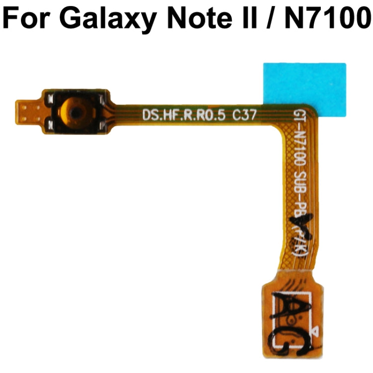 Original Power Button Flex Cable, For Galaxy Note II / N7100 — For Galaxy Note II / N7100