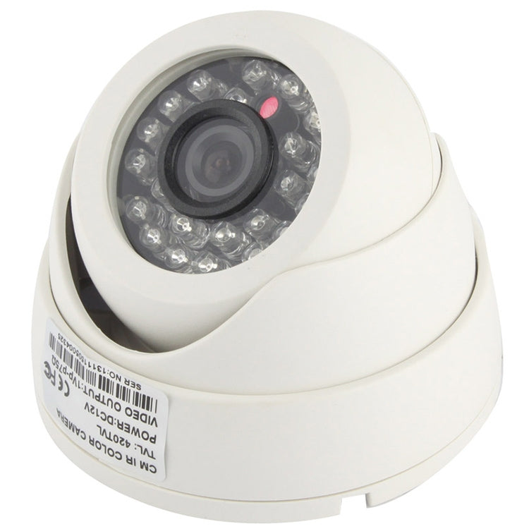 3.6mm Lens ABS Material Color Infrared Camera with 24 LED, IR Distance: 20m