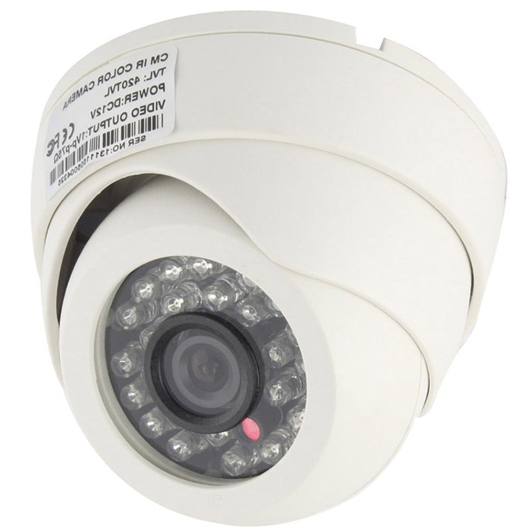 3.6mm Lens ABS Material Color Infrared Camera with 24 LED, IR Distance: 20m