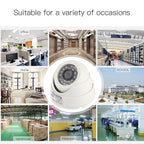 3.6mm Lens ABS Material Color Infrared Camera with 24 LED, IR Distance: 20m