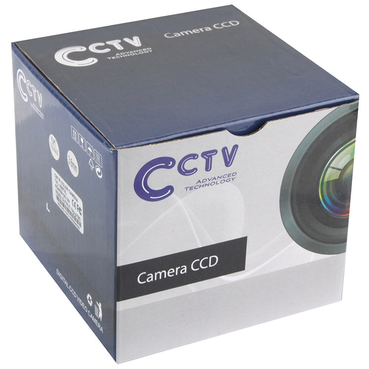 3.6mm Lens ABS Material Color Infrared Camera with 24 LED, IR Distance: 20m