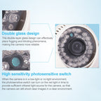 3.6mm Lens ABS Material Color Infrared Camera with 24 LED, IR Distance: 20m