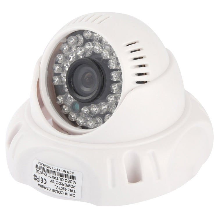 3.6mm Lens ABS Material Color Infrared Camera with 36 LED, IR Distance: 20m