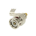 Plug Bend Connector Adapter to Coaxial Cable, BNC Male