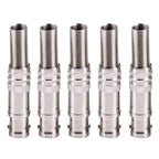5 PCS Straight Female BNC Connector for DVR / Cable — Female BNC Connector