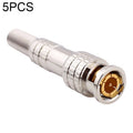 5 PCS Copper-free Solder Male to Female BNC Connector