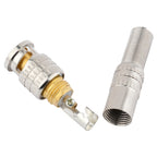 5 PCS Copper-free Solder Male to Female BNC Connector