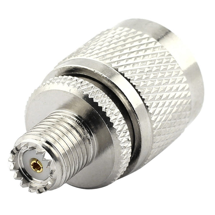 Connector RF Coaxial Adapter, UHF Male to Mini UHF Female