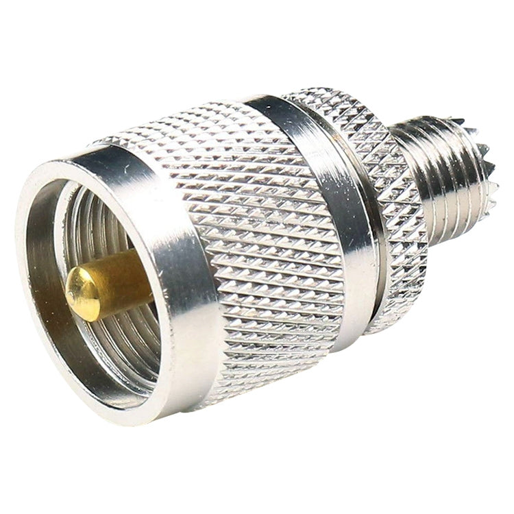 Connector RF Coaxial Adapter, UHF Male to Mini UHF Female