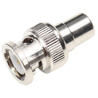 BNC Male to RCA Female Connector Coaxial Cable Adapter — view 3