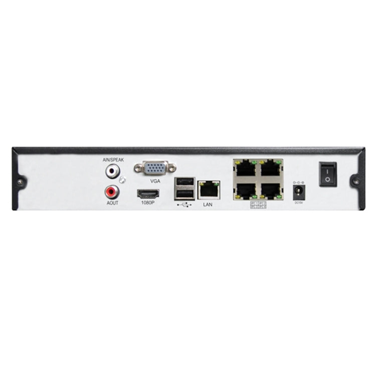N4/1U-POE 4CH HDD NVR Digital Video Recorder, Support VGA / HDMI / USB — view 4