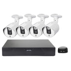 N4B3M 4Ch 720P P2P ONVIF 1.0 Mega Pixel IP Camera NVR Kit, Support Night Vision / Motion Detection, IR Distance: 20m