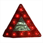 15 LED Triangle Emergency Car Warning Safety Traffic Sign Red