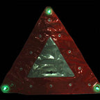 15 LED Triangle Emergency Car Warning Safety Traffic Sign Red