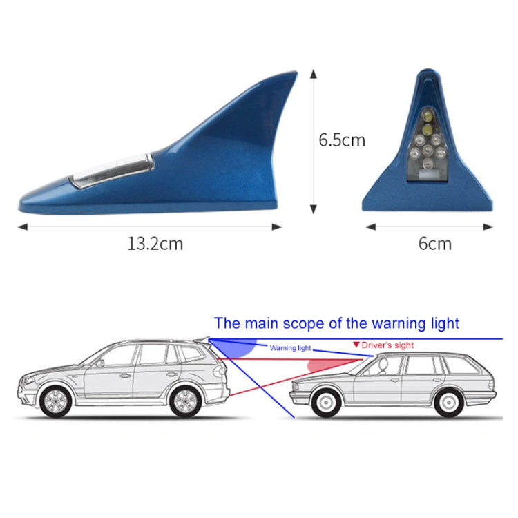 Solar Shark Fin High-positioned Alarm Light