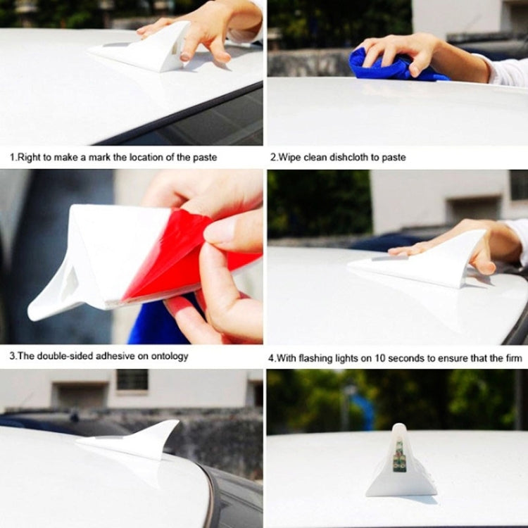 Solar Shark Fin High-positioned Alarm Light