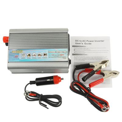 Car Power Inverter with USB Port and Car Charger, 300W DC 12V to AC 220V
