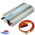 Car Power Inverter with USB Port & Booster Cable, 2000W DC 12V to AC 220V