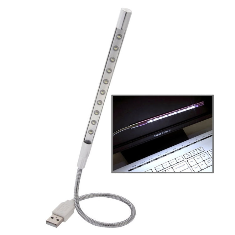 10-LED Portable Ultra Bright USB LED Light — view 10