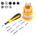 Micro Pocket Precision Screwdriver Watch Repair Tool Set Kit, Random Color Delivery, 31 in 1
