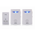 VOYE V006B2 Wireless Remote Control Chime Door Bell with Double-Receiver