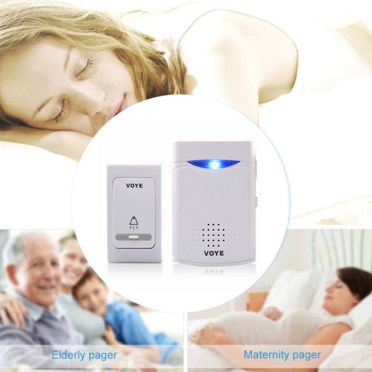 VOYE V006B2 Wireless Remote Control Chime Door Bell with Double-Receiver — view 6
