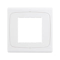 Wall Plate with Screw for Blank Inserts - 3 Hole, Use around the world