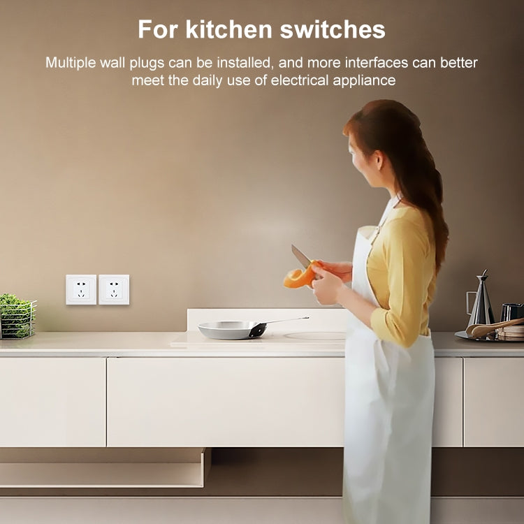 Wall Plate with Screw for Blank Inserts - 3 Hole, Use around the world