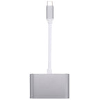 2 in 1 VGA & HDMI Female to USB-C / Type-C Male Hub Splitter Adapter